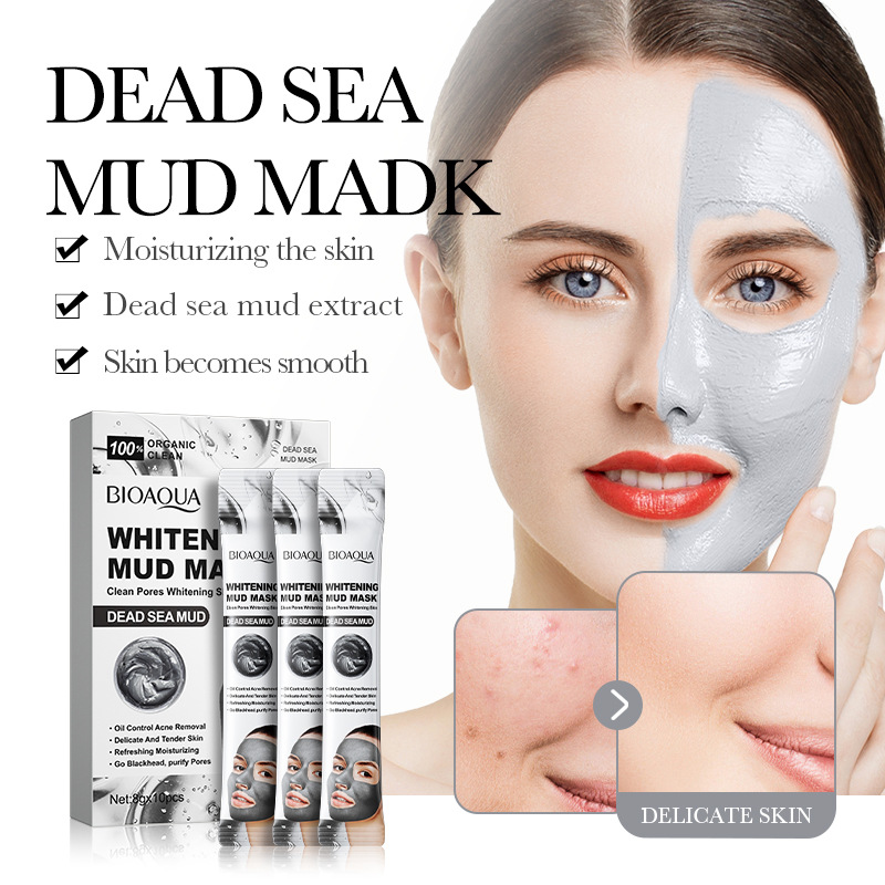 Mud Mask Kaolin - 10 Stuks Dode Zee Modder Whitening