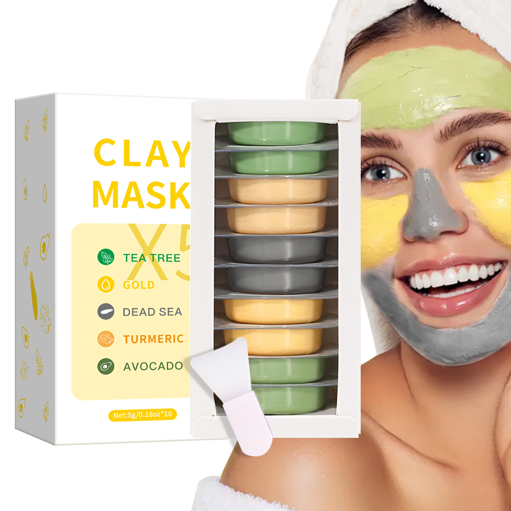Mud Mask Kaolin - 5g * 10 stks Klei Modder