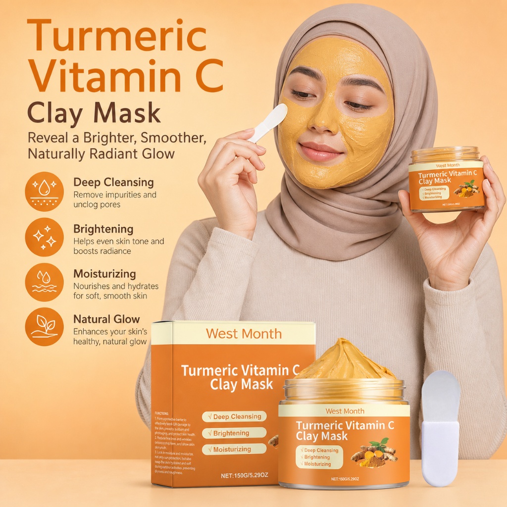 Kurkuma Vitamine C Kleimasker  - Mud Mask Kaolin recensie en prijs