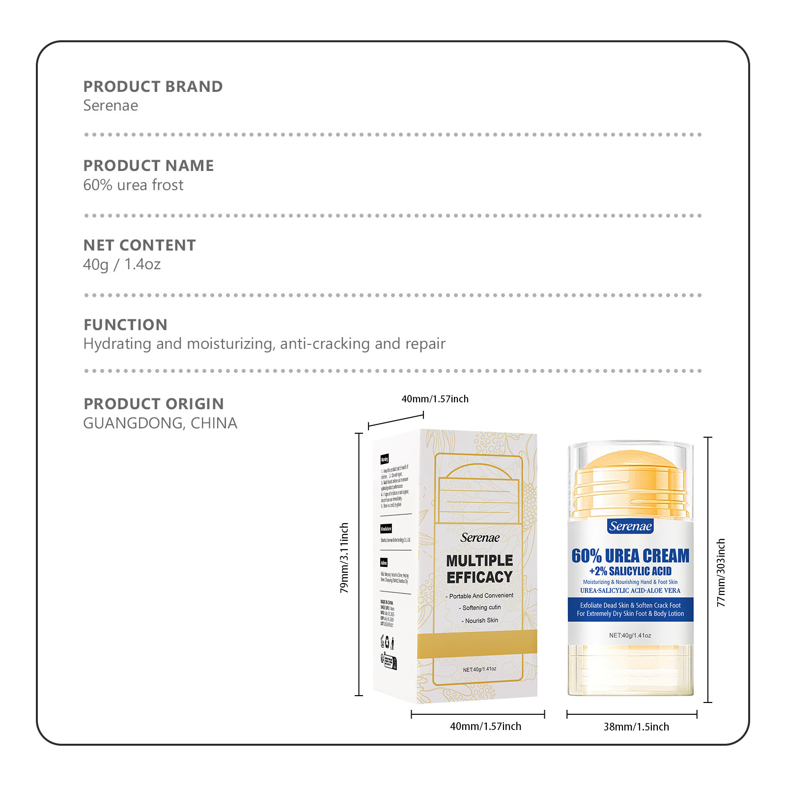 60% Ureum Voetcrème + 2% Salic - Azelaic Acid Cream recensie en prijs