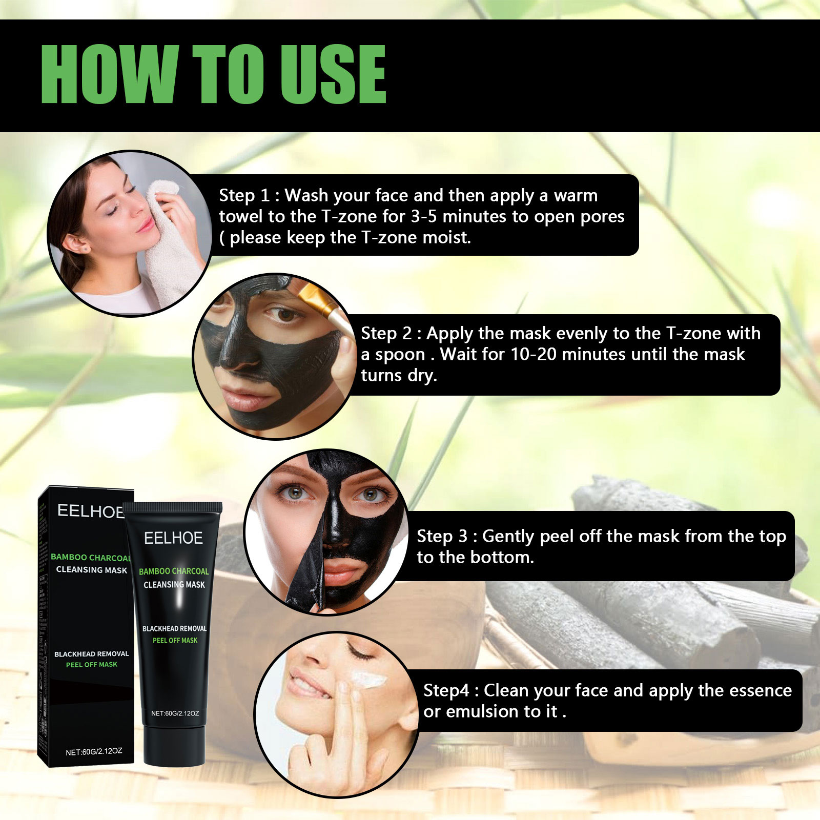 Bamboe Houtskool Afscheurmaske - Mud Mask Kaolin recensie en prijs