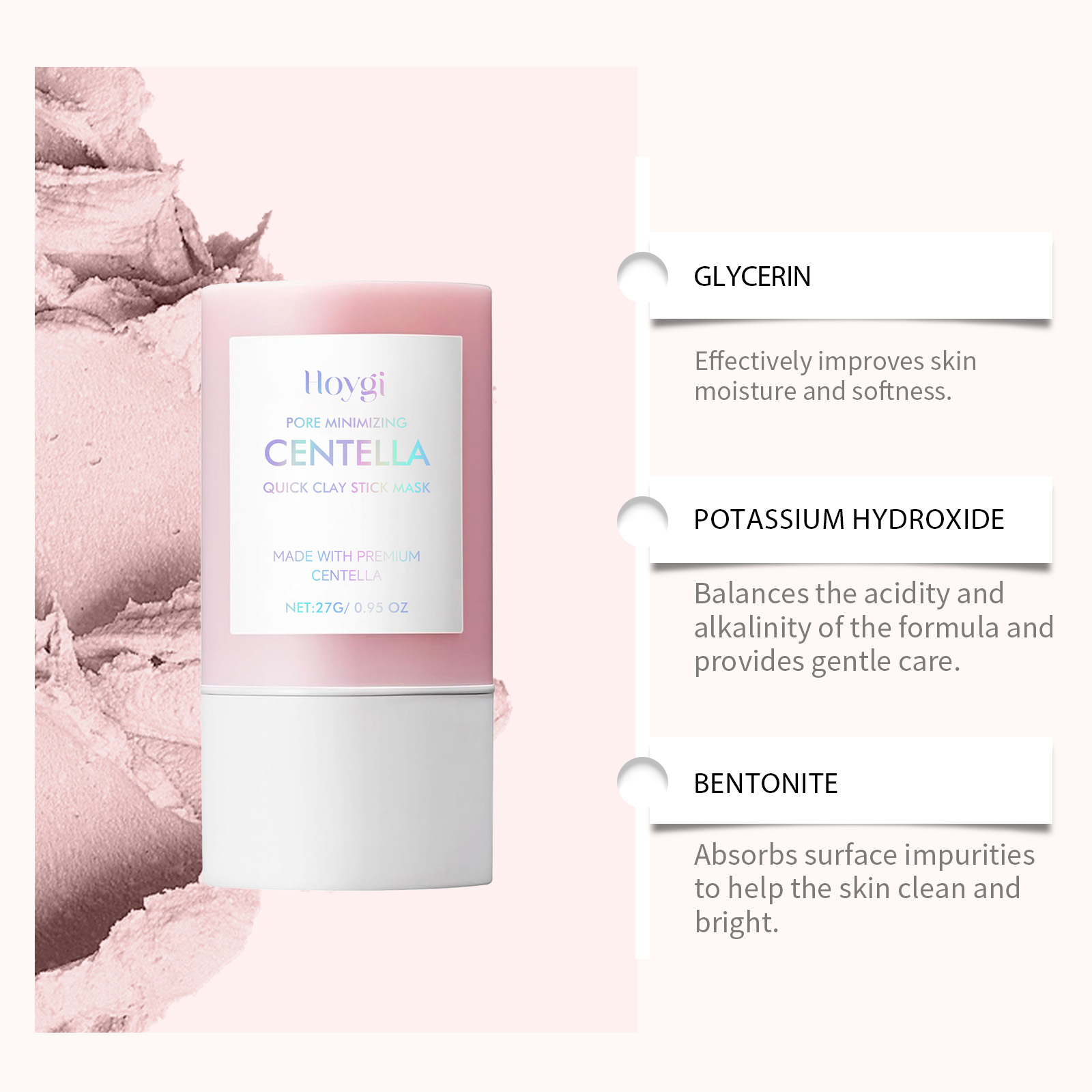 Centella Clay Stick Mask Gezic - Mud Mask Kaolin recensie en prijs