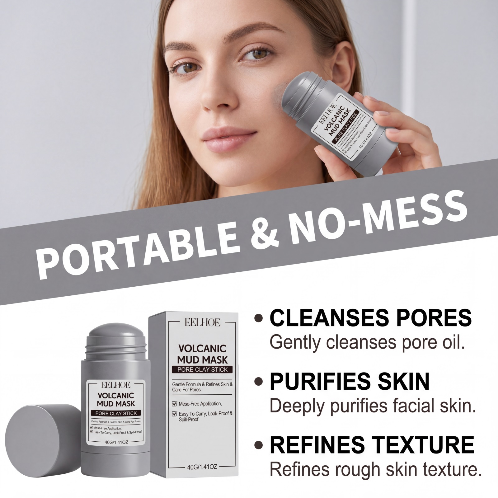 Vulkanische moddermaskerstick  - Mud Mask Kaolin recensie en prijs